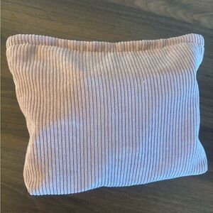 Pink Corduroy Clutch